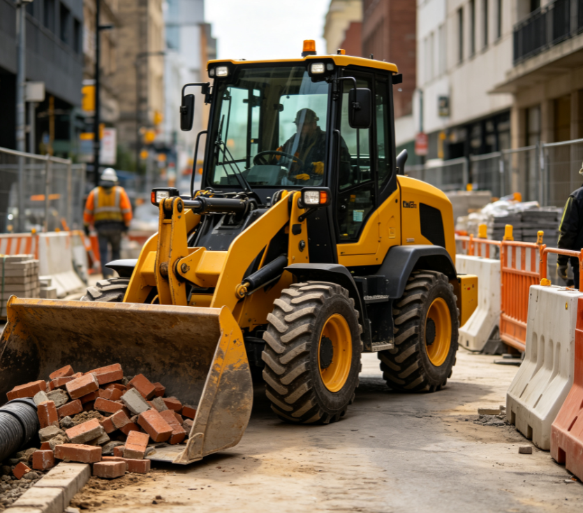compact wheel loader applications